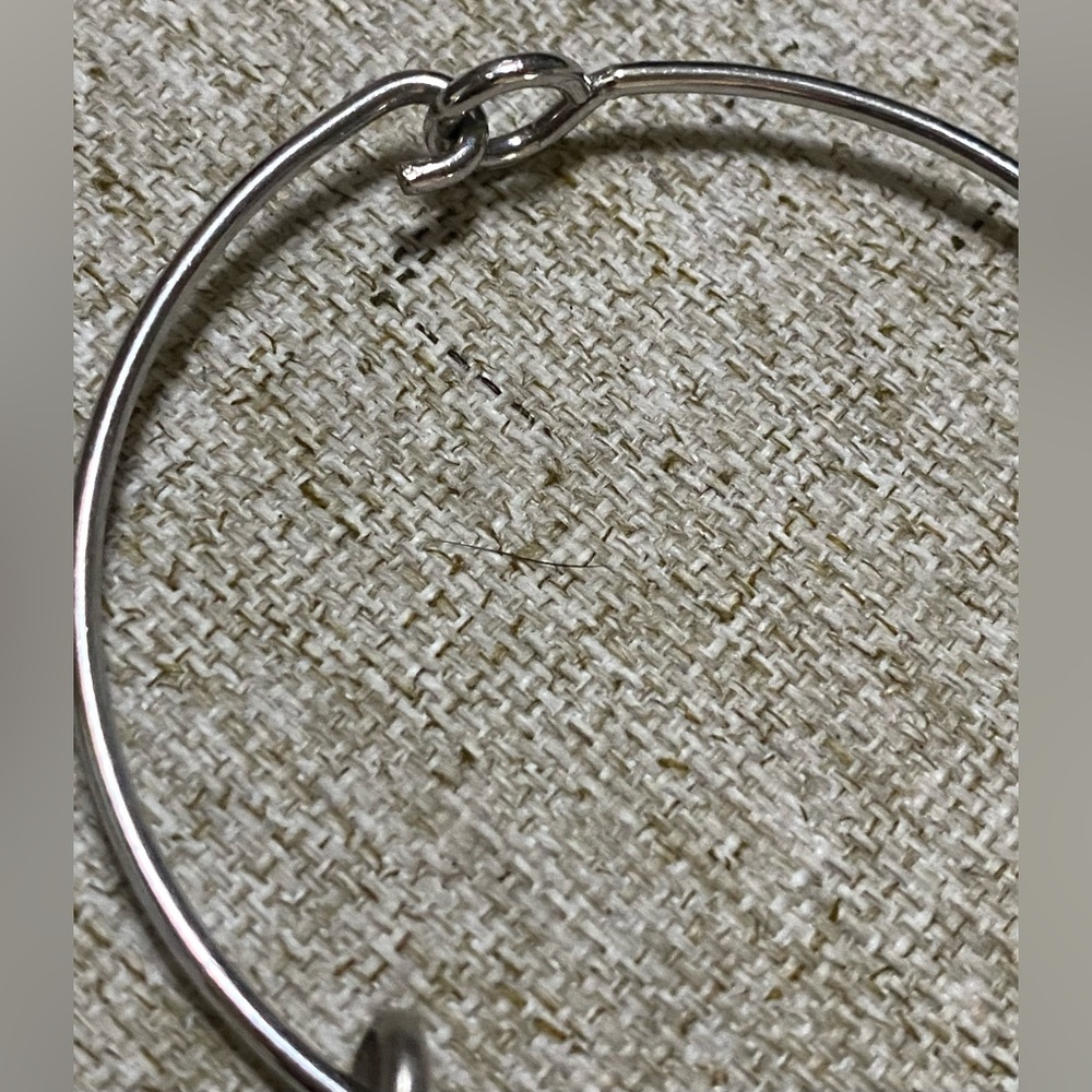Silver Charm Bracelet with Red and Gold Accents - Picture 9 of 10